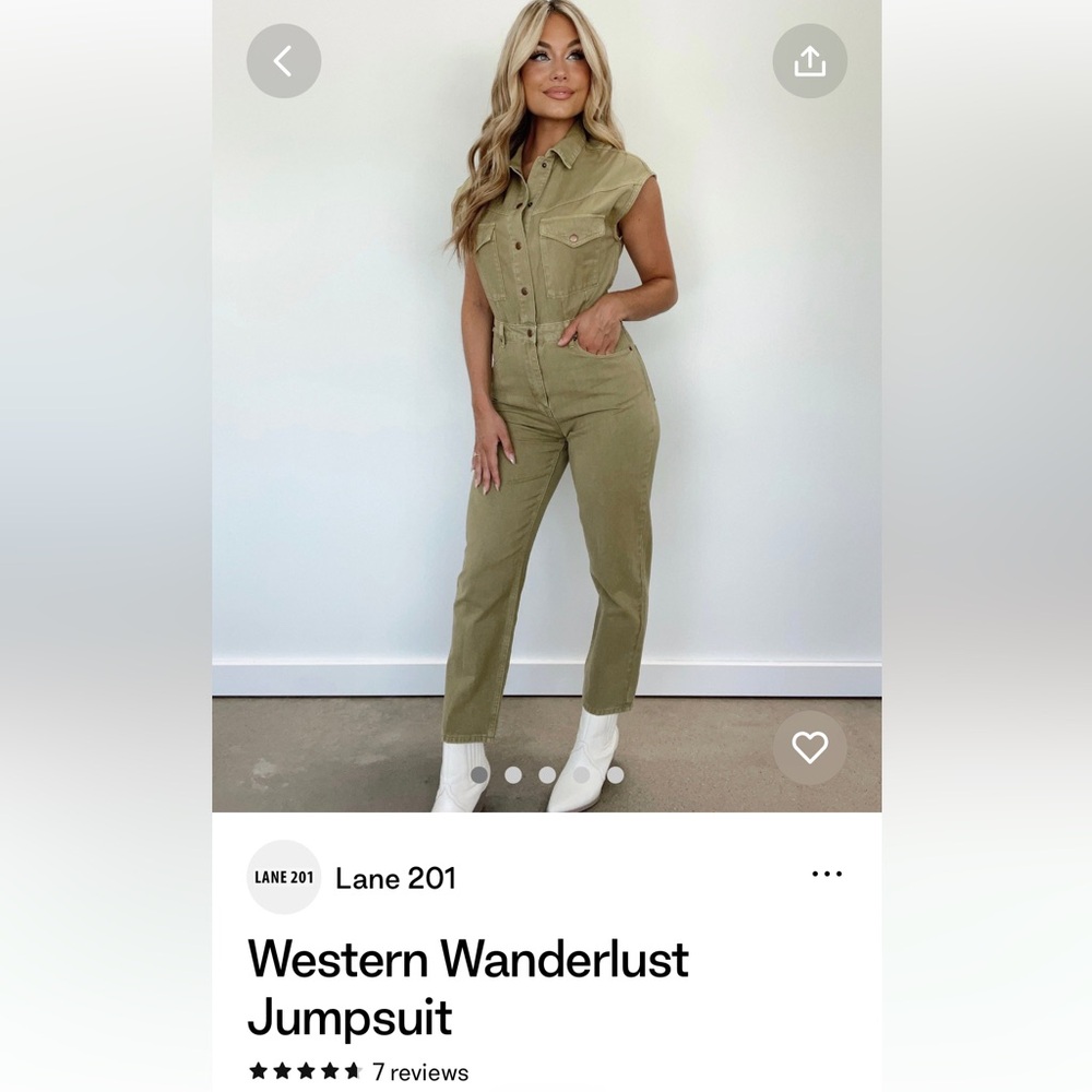 Western Wanderlust Jumpsuit - Lane 201